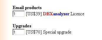 How to order DBXazapi